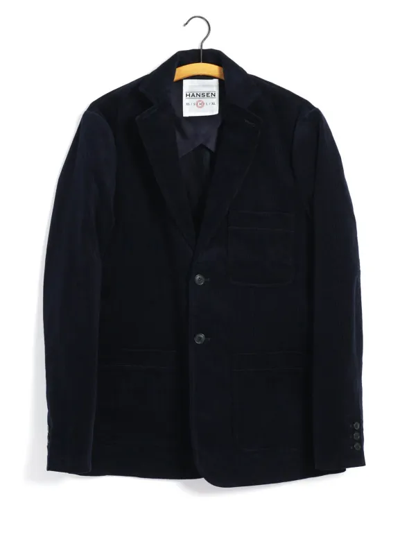 CHRIS | Classic Two Button Blazer | Fluid Navy made by Hansen Garments