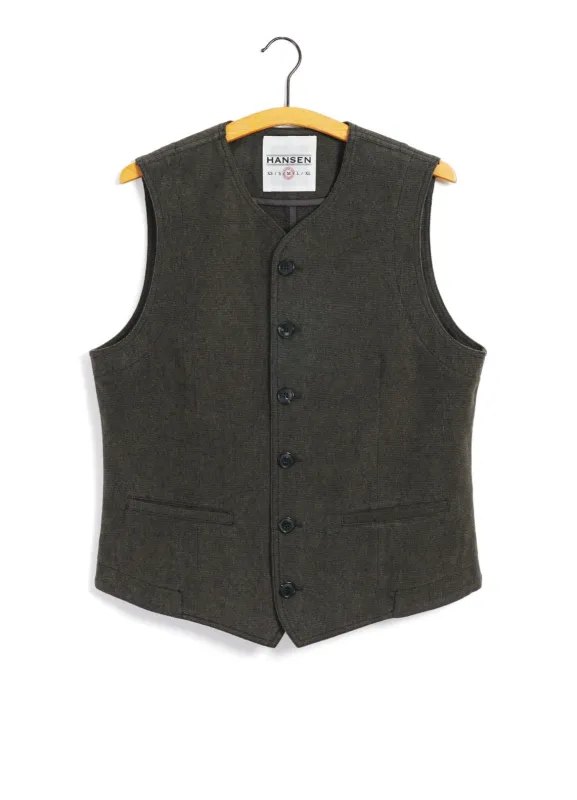 KAJ | Casual Waistcoat | Greenish sold by Hansen Garments