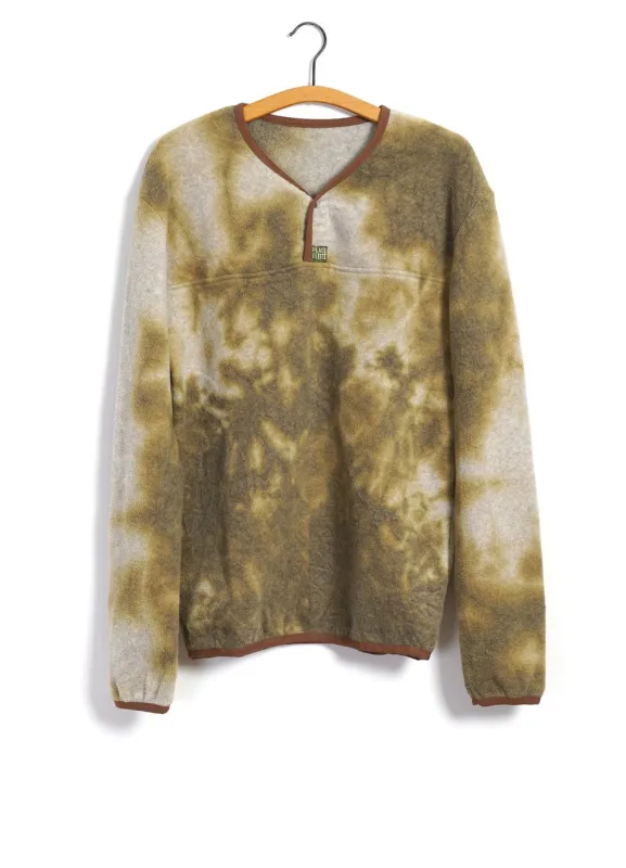 PEACE FLEECE | Tie-Dye Long Sleeve T | Yellow/Khaki sold by Hansen Garments