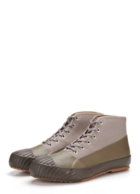 ALLWEATHER | Vulcanised Sole Sneaker Boot | Grege sold by Hansen Garments