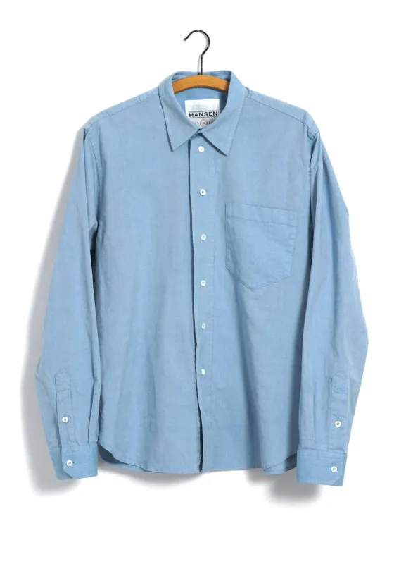RAYMOND | Relaxed Classic Shirt | Turquoise sold by Hansen Garments