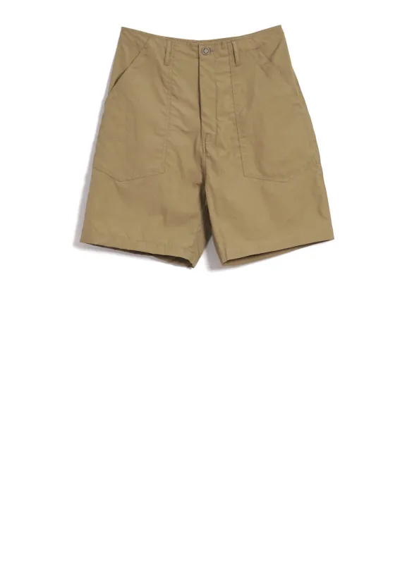 FATIGUE SHORTS | Large Patch Pocket Shorts | Khaki sold by Hansen Garments