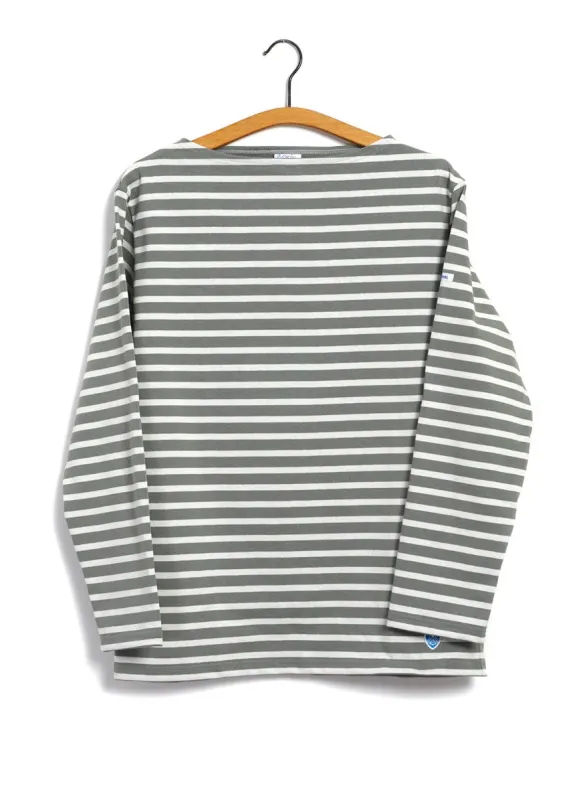 MARINE NATIONALE | Striped T-shirt | Quartz Gypsum sold by Hansen Garments