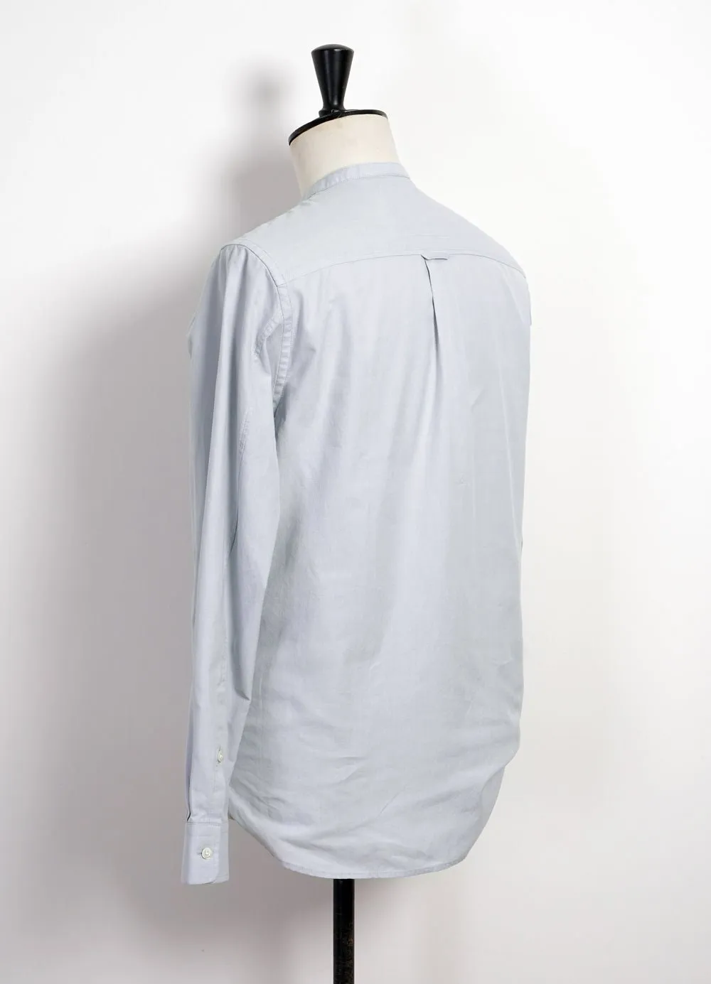 ANTE | Collarless Shirt | Silver sold by Hansen Garments product image thumbnail 3
