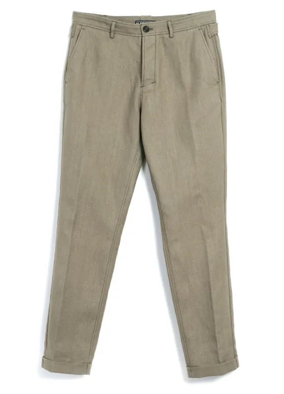 FINN | Side Buckle Regular Trousers | Bay Leaf made by Hansen Garments