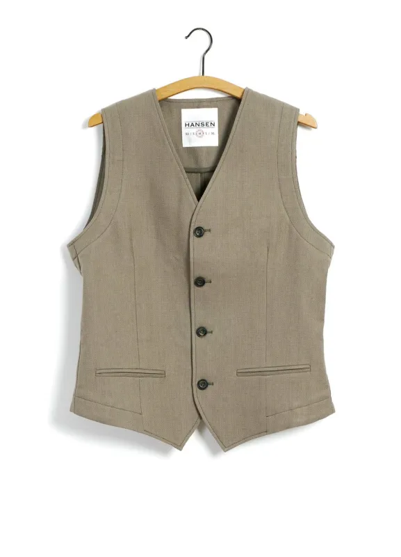 DANIEL | Classic Waistcoat | Bay Leaf sold by Hansen Garments