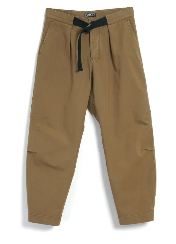 KARLO | Wide Cut Utility Trousers | Khaki sold by Hansen Garments