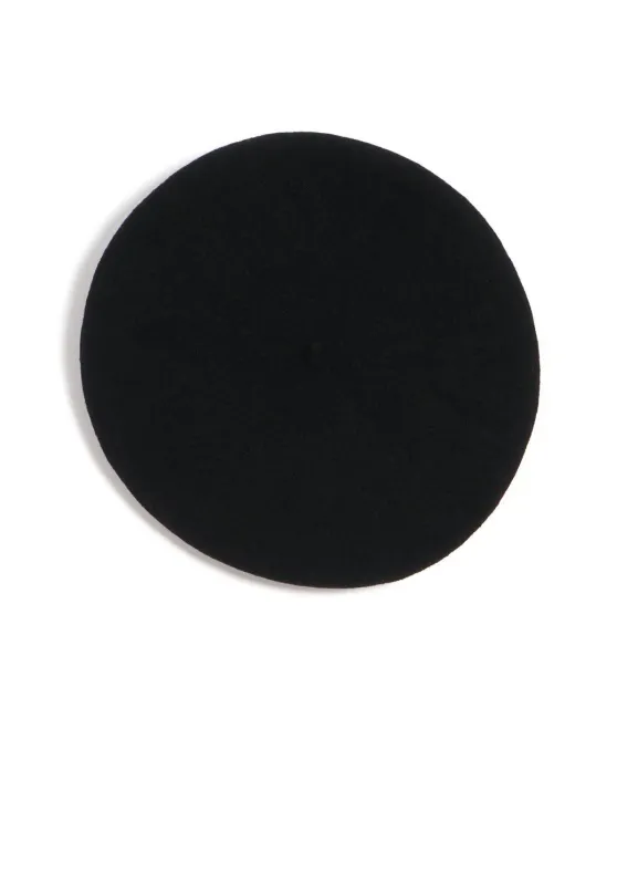BERET | Wool | Black sold by Hansen Garments