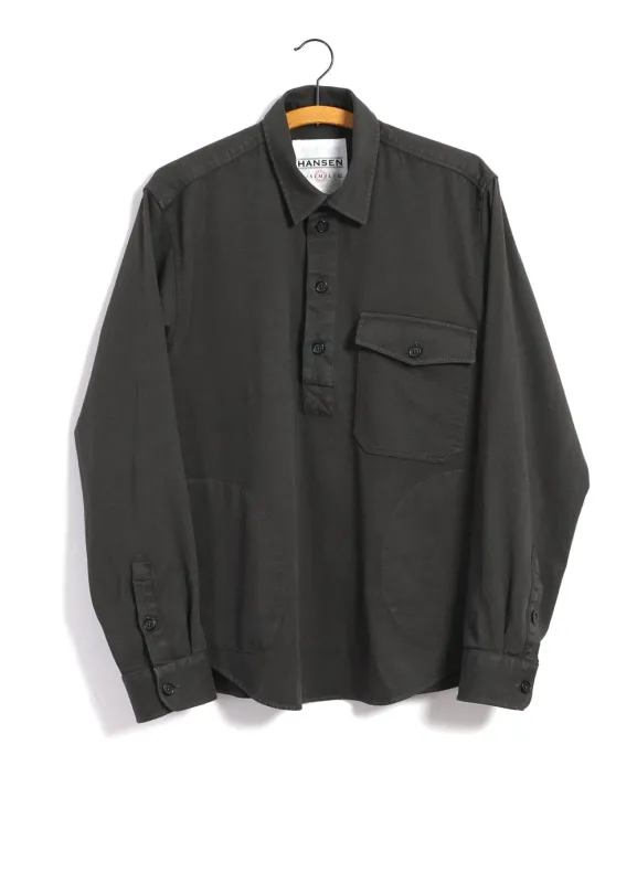 ROBERT | Casual Pull-on Shirt | Dark Forest sold by Hansen Garments