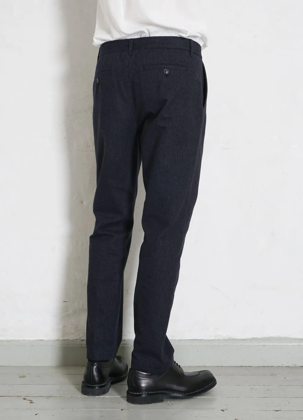 FRED | Regular Fit Trousers | Brushed Blue sold by Hansen Garments product image thumbnail 3