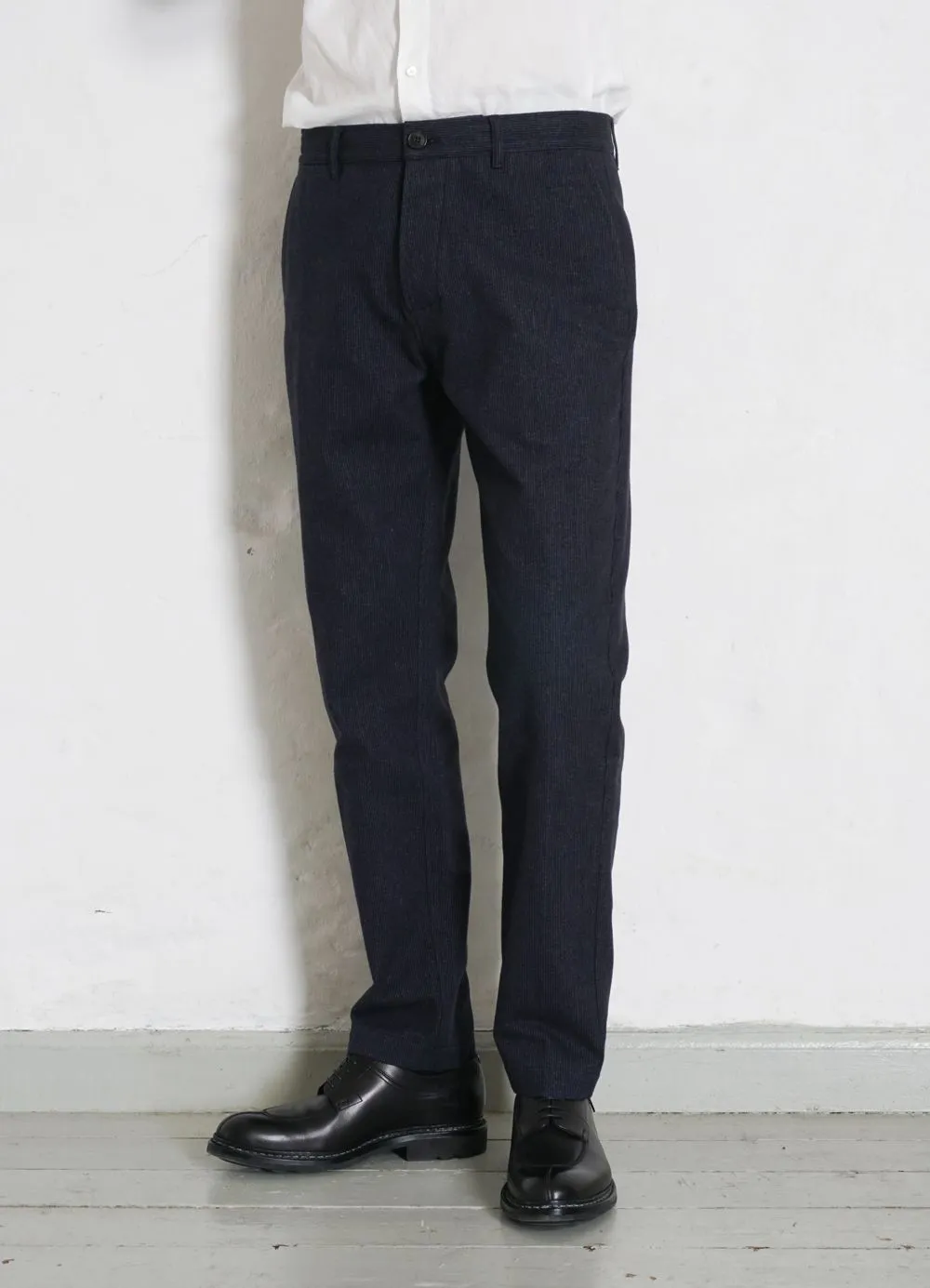FRED | Regular Fit Trousers | Brushed Blue sold by Hansen Garments product image thumbnail 2