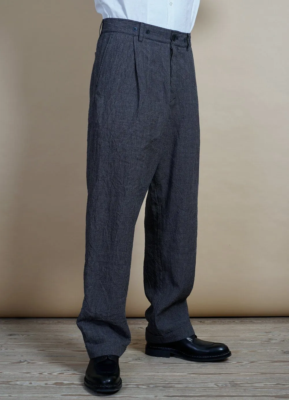 SUNE | Classic Pleated Trousers | River sold by Hansen Garments product image thumbnail 3