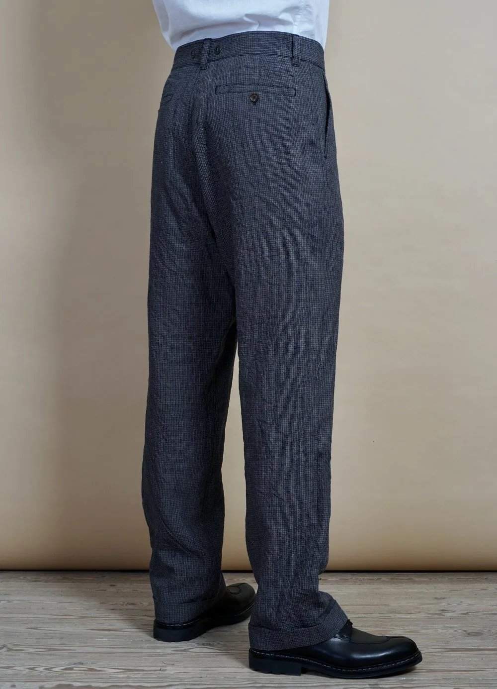 SUNE | Classic Pleated Trousers | River sold by Hansen Garments product image thumbnail 4