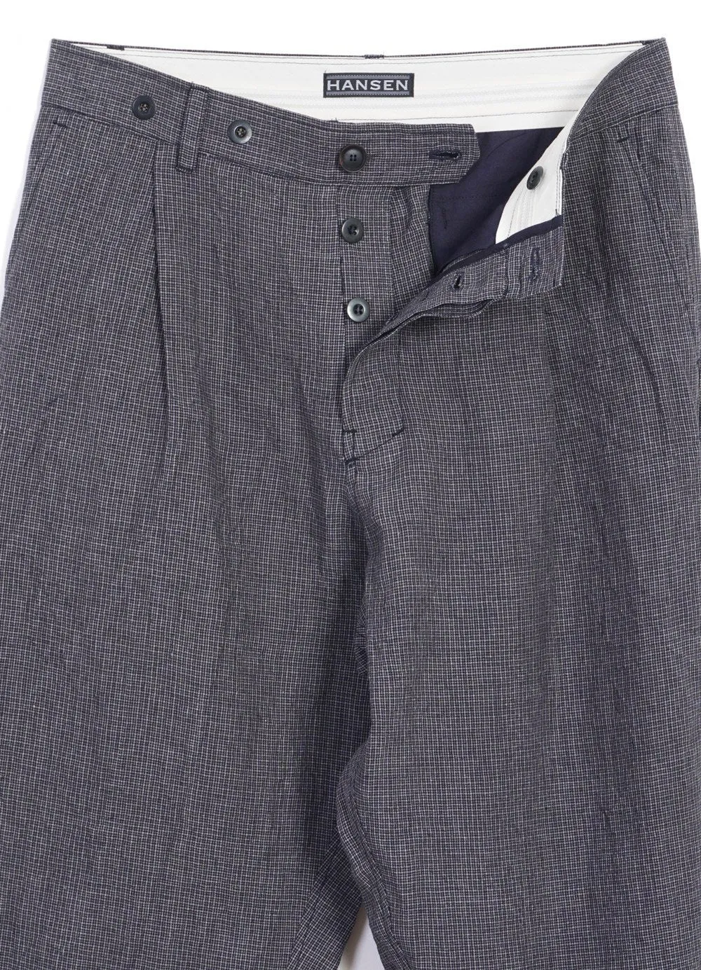 SUNE | Classic Pleated Trousers | River sold by Hansen Garments product image thumbnail 5