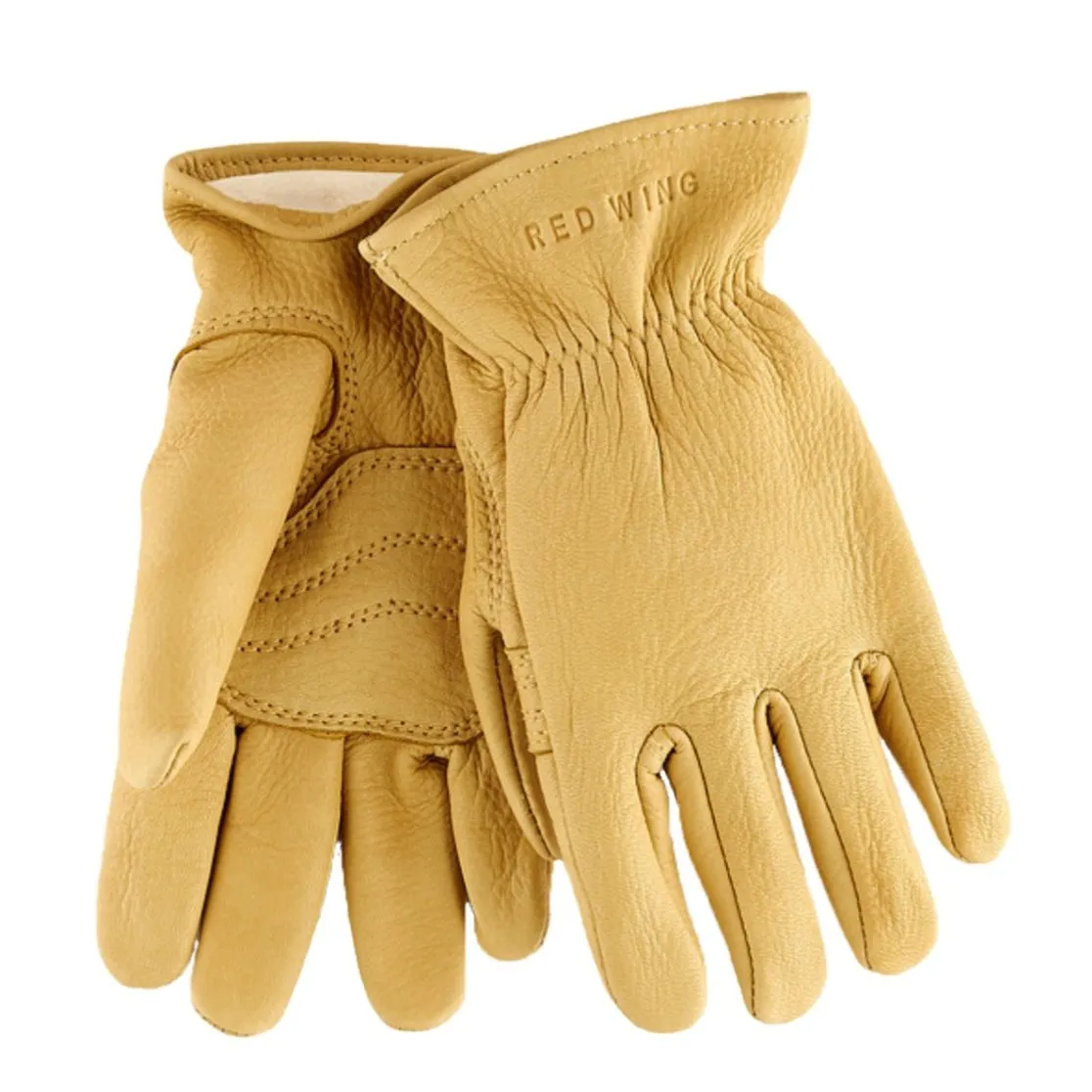LEATHER GLOVE | Lined Buckskin | Yellow sold by Hansen Garments