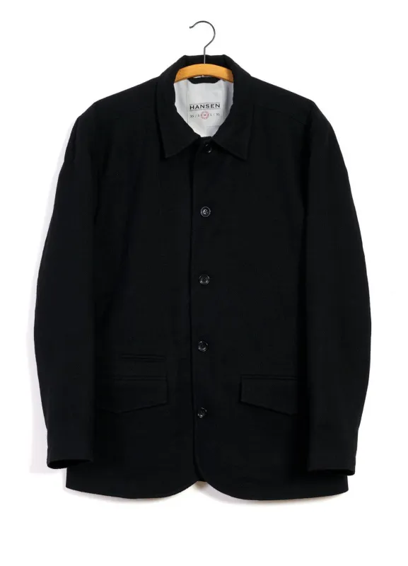 JOHANNES | Relaxed Blazer Jacket | Black sold by Hansen Garments
