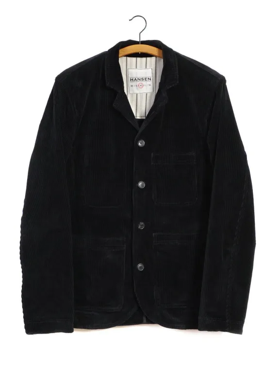 NICOLAI | Informal Four Button Blazer | Black made by Hansen Garments