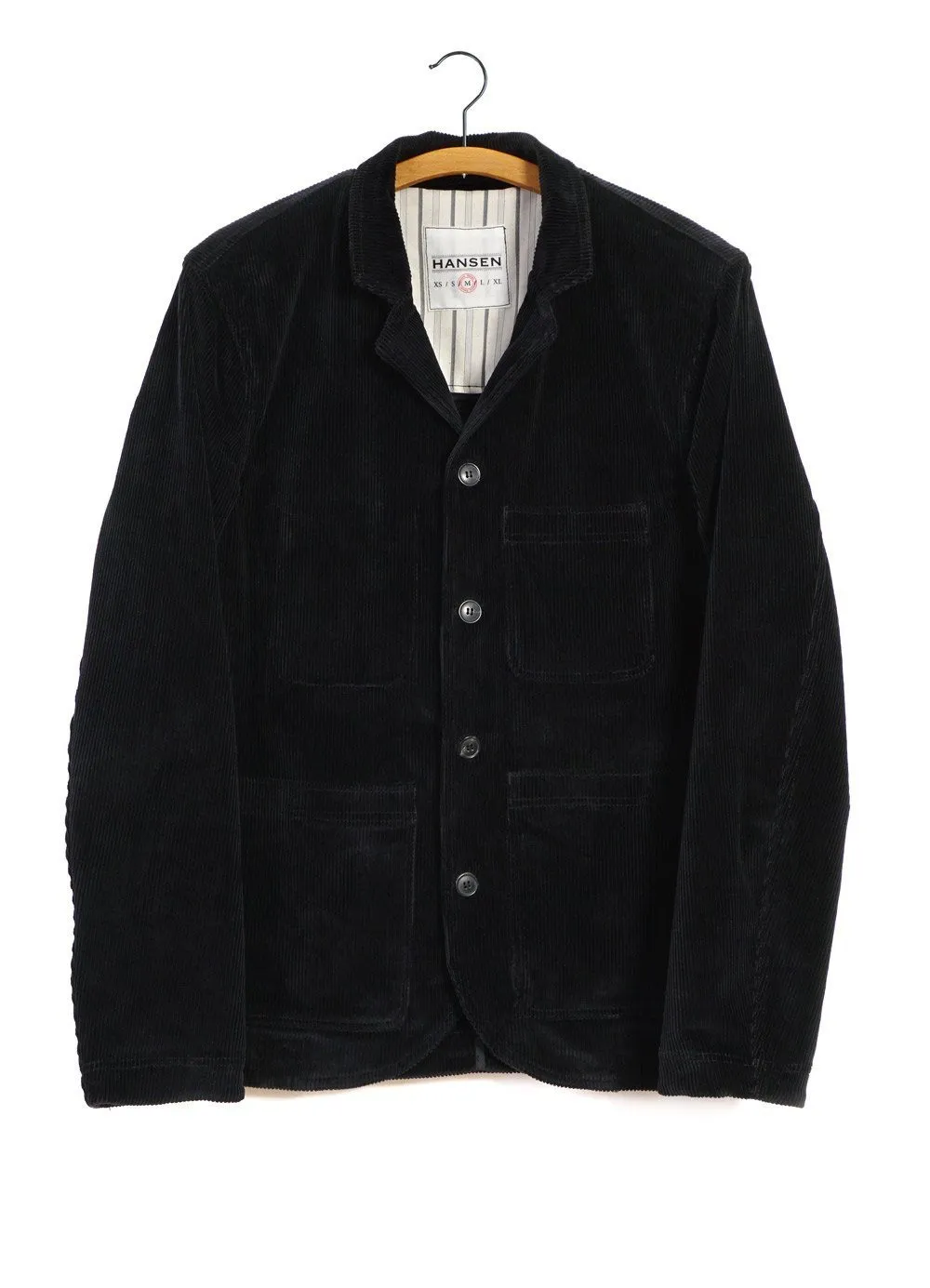 NICOLAI | Informal Four Button Blazer | Black sold by Hansen Garments