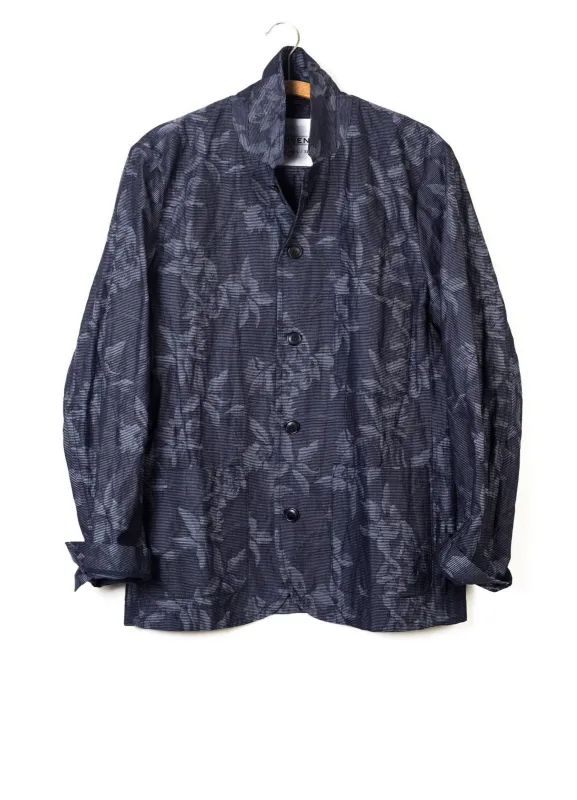 ELIAS | Loose Fit Five Button blazer | Botanic Indigo sold by Hansen Garments