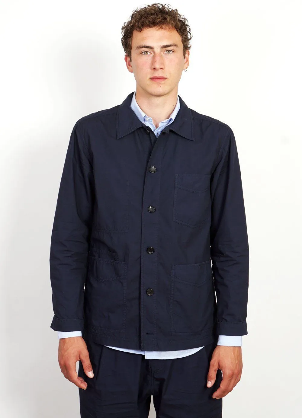 ANDERS | Super Light Summer Jacket | Navy sold by Hansen Garments product image thumbnail 2