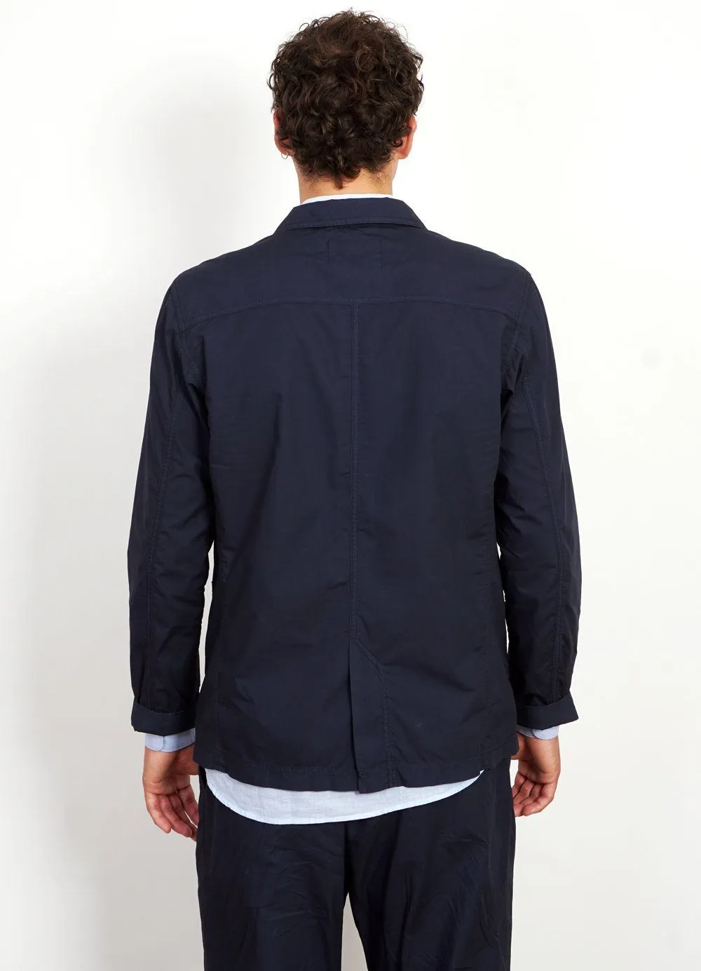ANDERS | Super Light Summer Jacket | Navy sold by Hansen Garments product image thumbnail 3