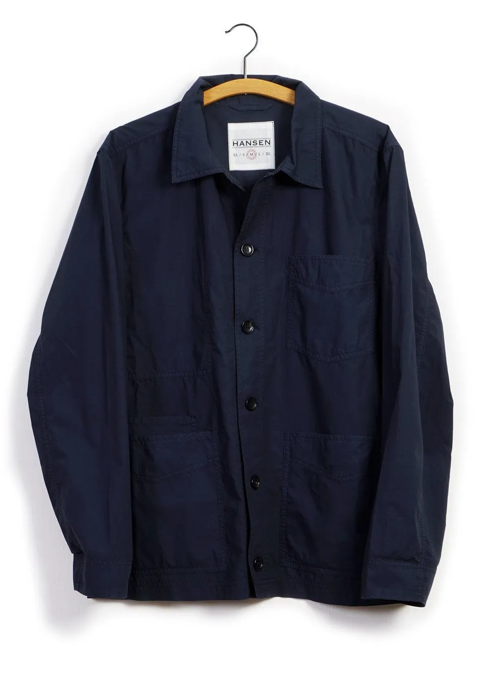 ANDERS | Super Light Summer Jacket | Navy sold by Hansen Garments
