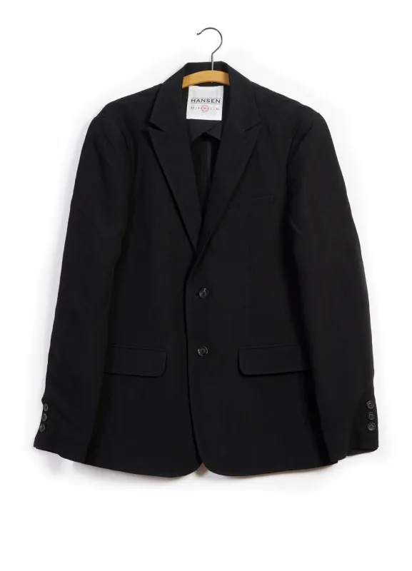CHRISTOFFER | Two Button Blazer | Black made by Hansen Garments