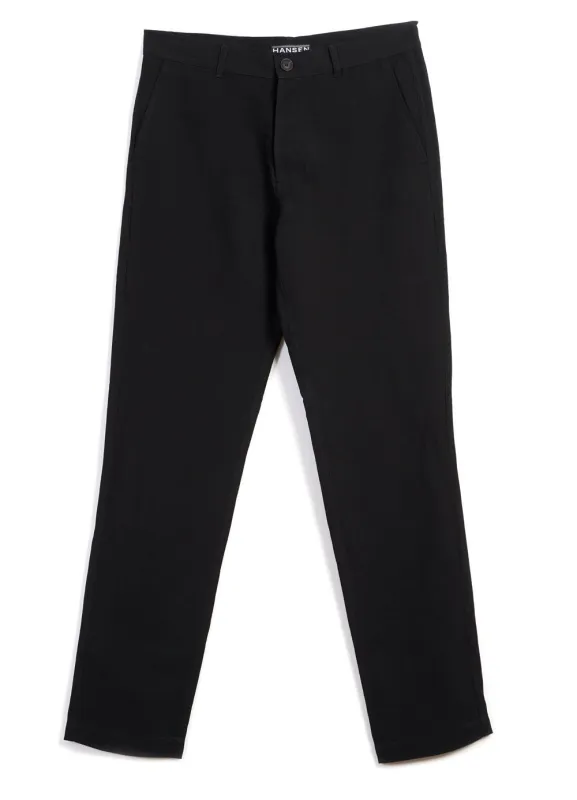 FRED | Regular Fit Trousers | Black sold by Hansen Garments