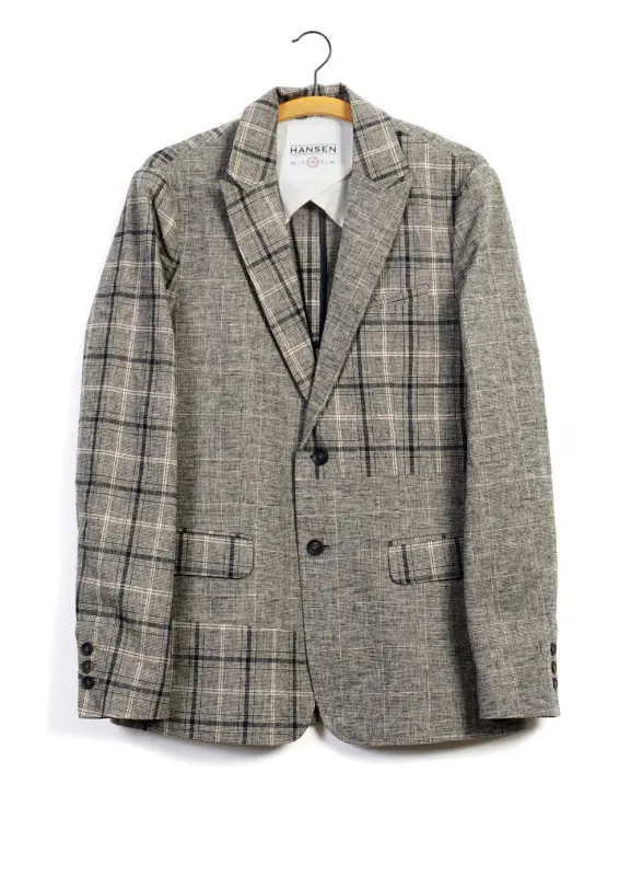 CHRISTOFFER | Two Button Blazer | Mixed Check made by Hansen Garments