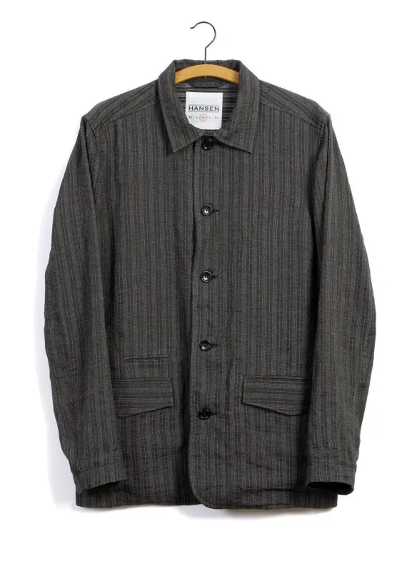 JOHANNES | Casual Blazer Jacket | Taupe Stripes sold by Hansen Garments