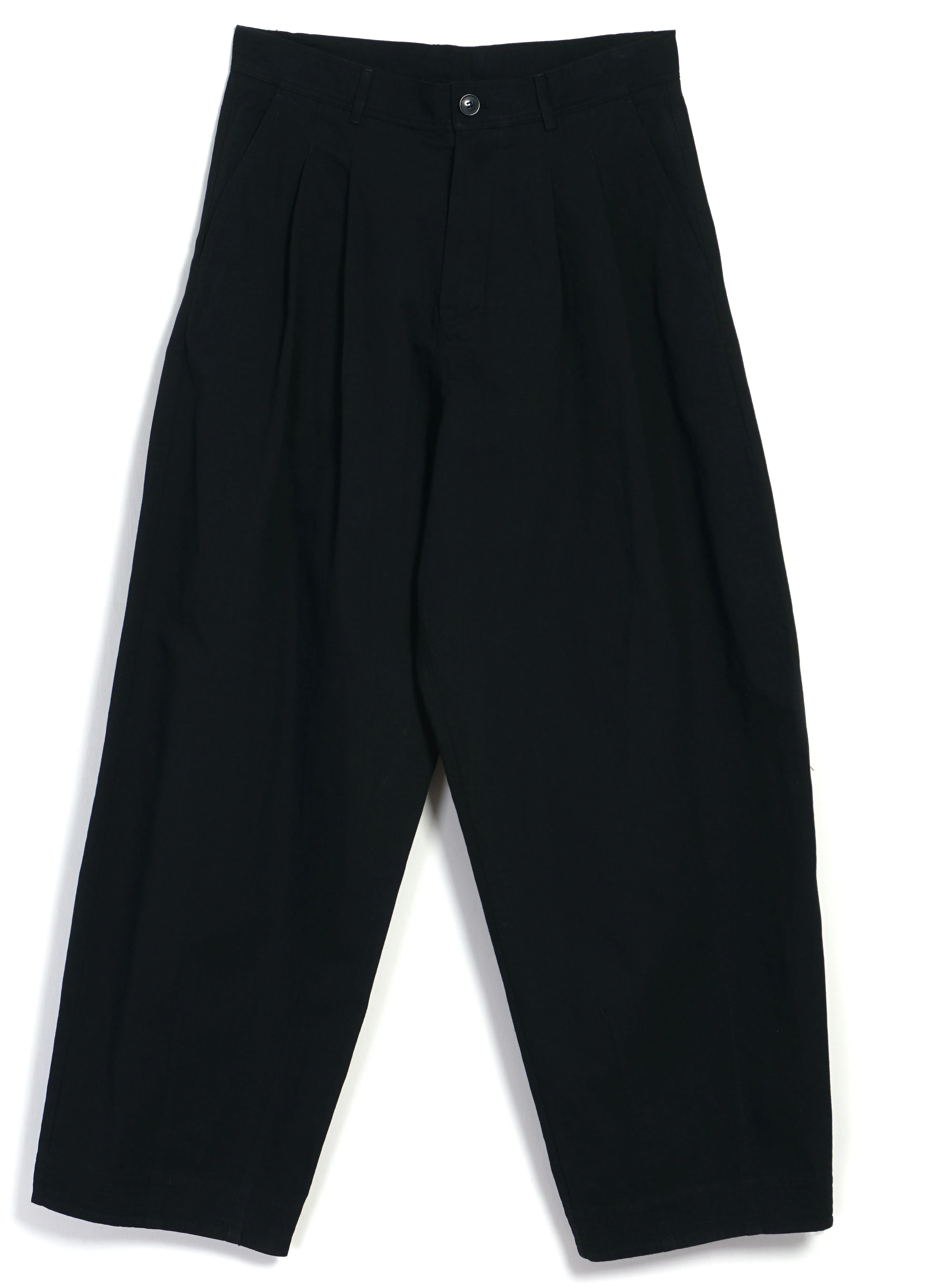 ANDREW 31-75-2 | Balloon Trousers | Black Twill sold by Hansen Garments
