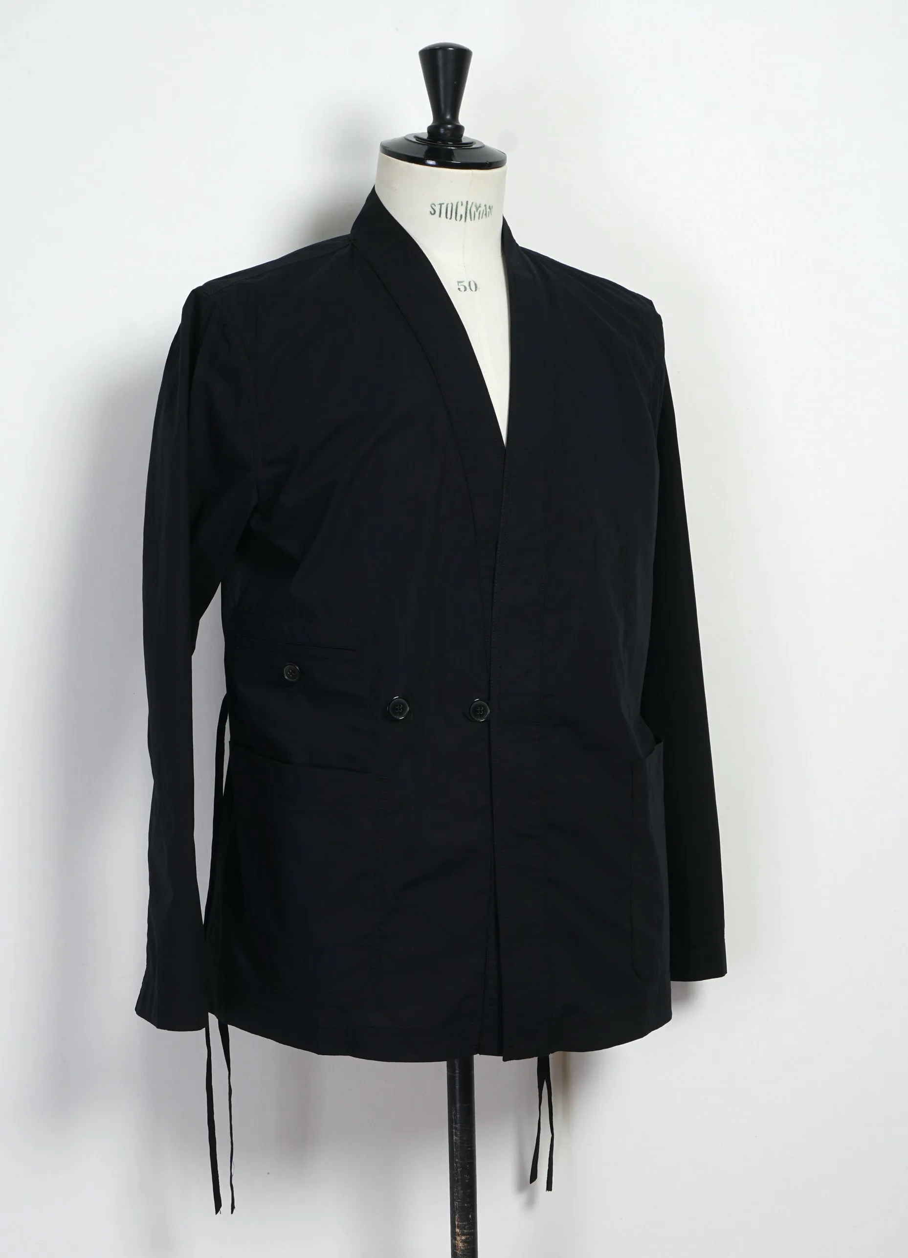 FOLKE 31-64-2 | Eastern Style jacket | Black Parachute sold by Hansen Garments product image thumbnail 4
