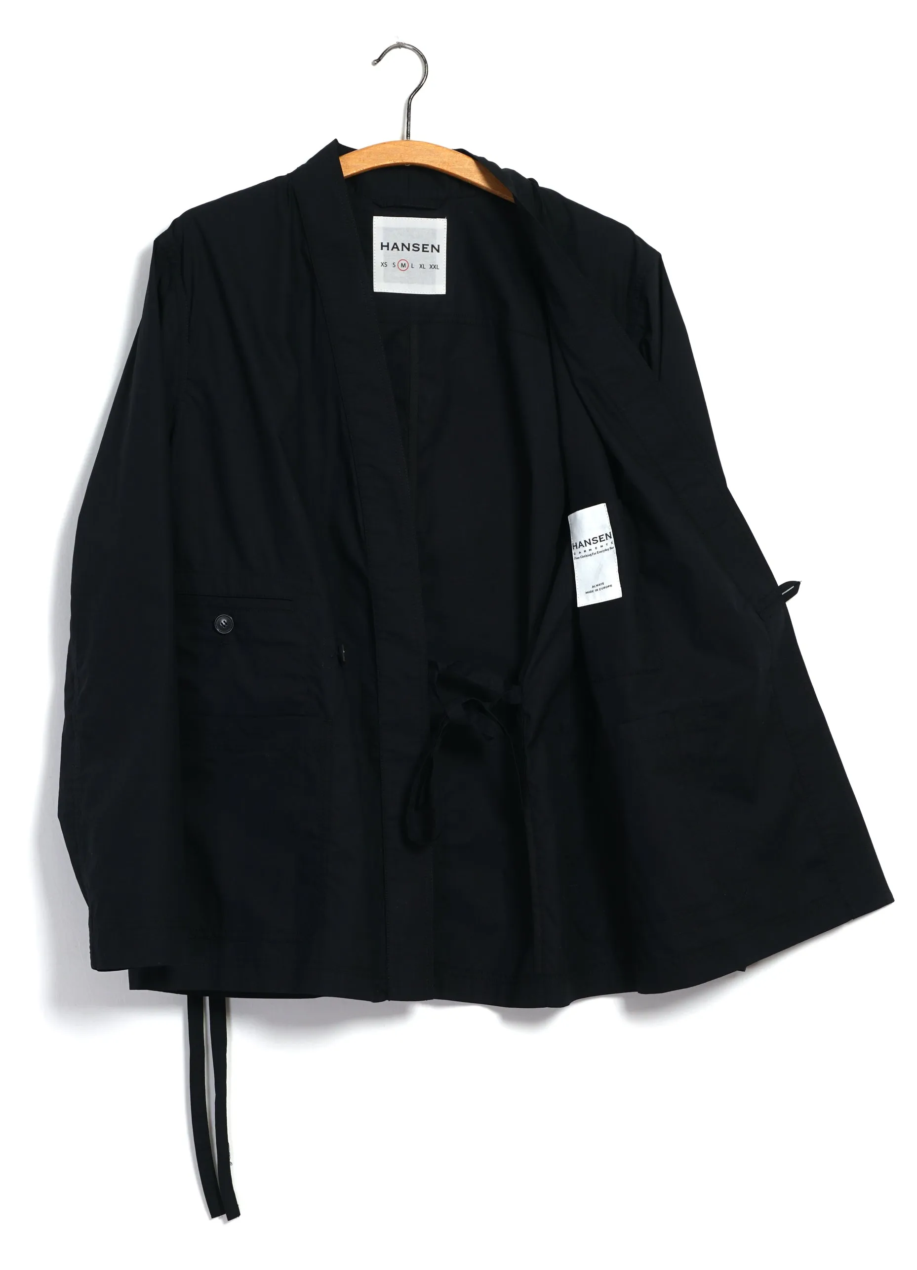 FOLKE 31-64-2 | Eastern Style jacket | Black Parachute sold by Hansen Garments product image thumbnail 5