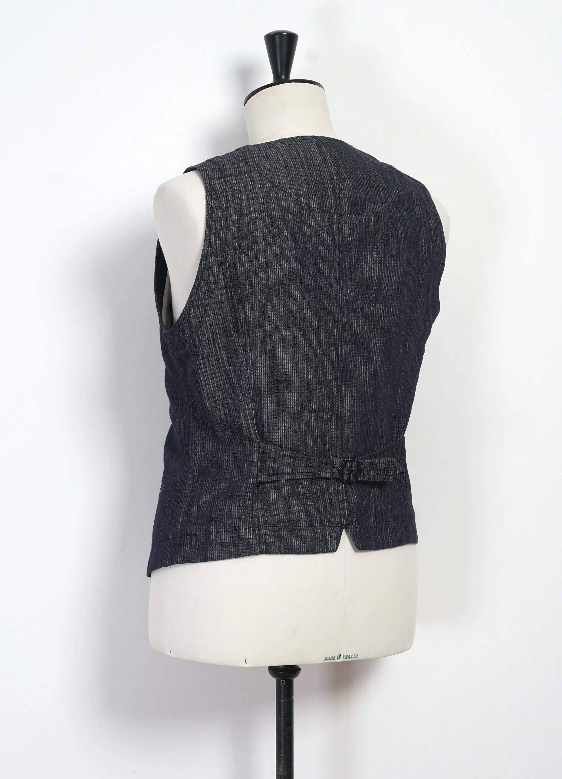 DANIEL 31-66-3 | Classic Waistcoat | Navy Dobby sold by Hansen Garments product image thumbnail 3