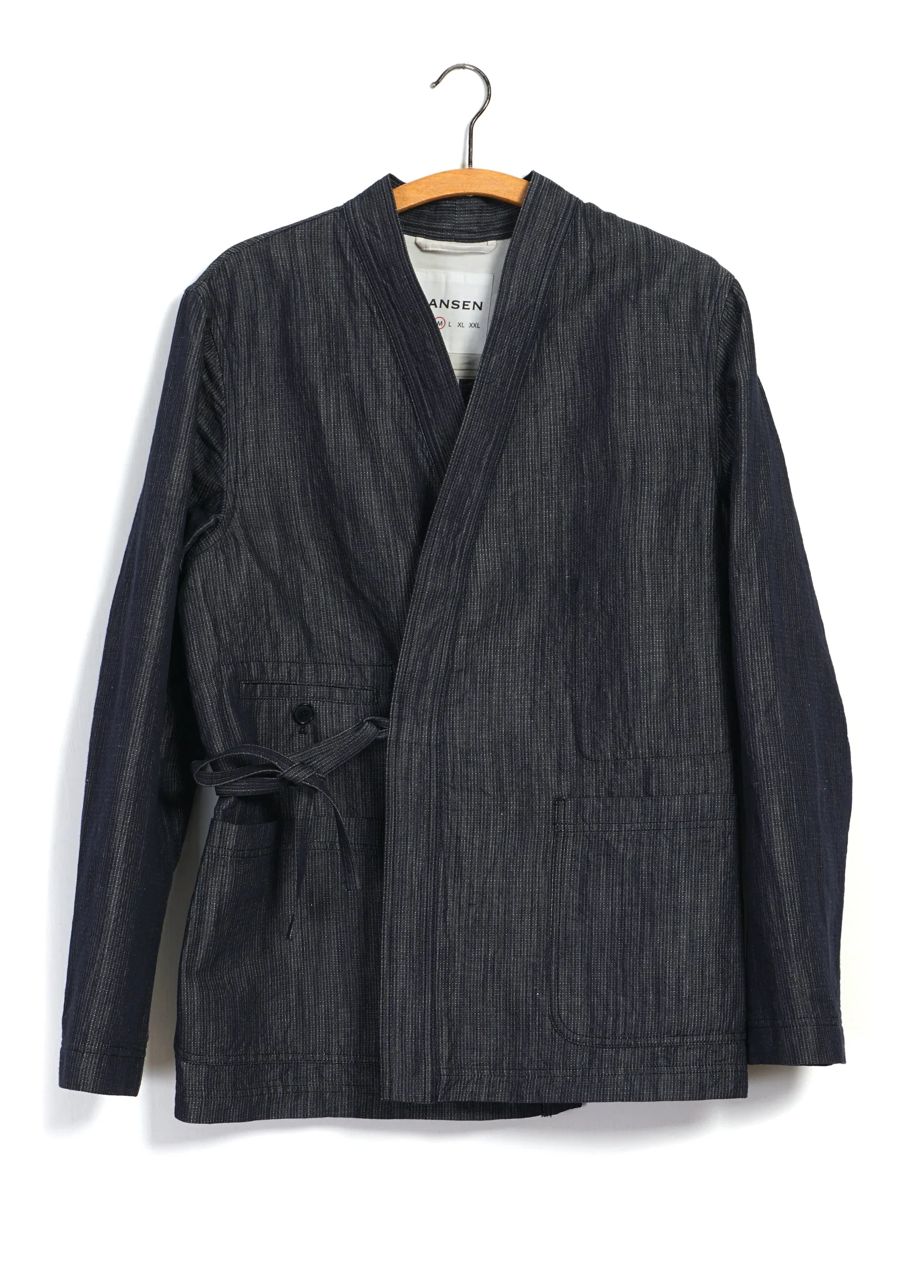 FOLKE 31-66-3 | Eastern Style Jacket | Navy Dobby sold by Hansen Garments product image thumbnail 5