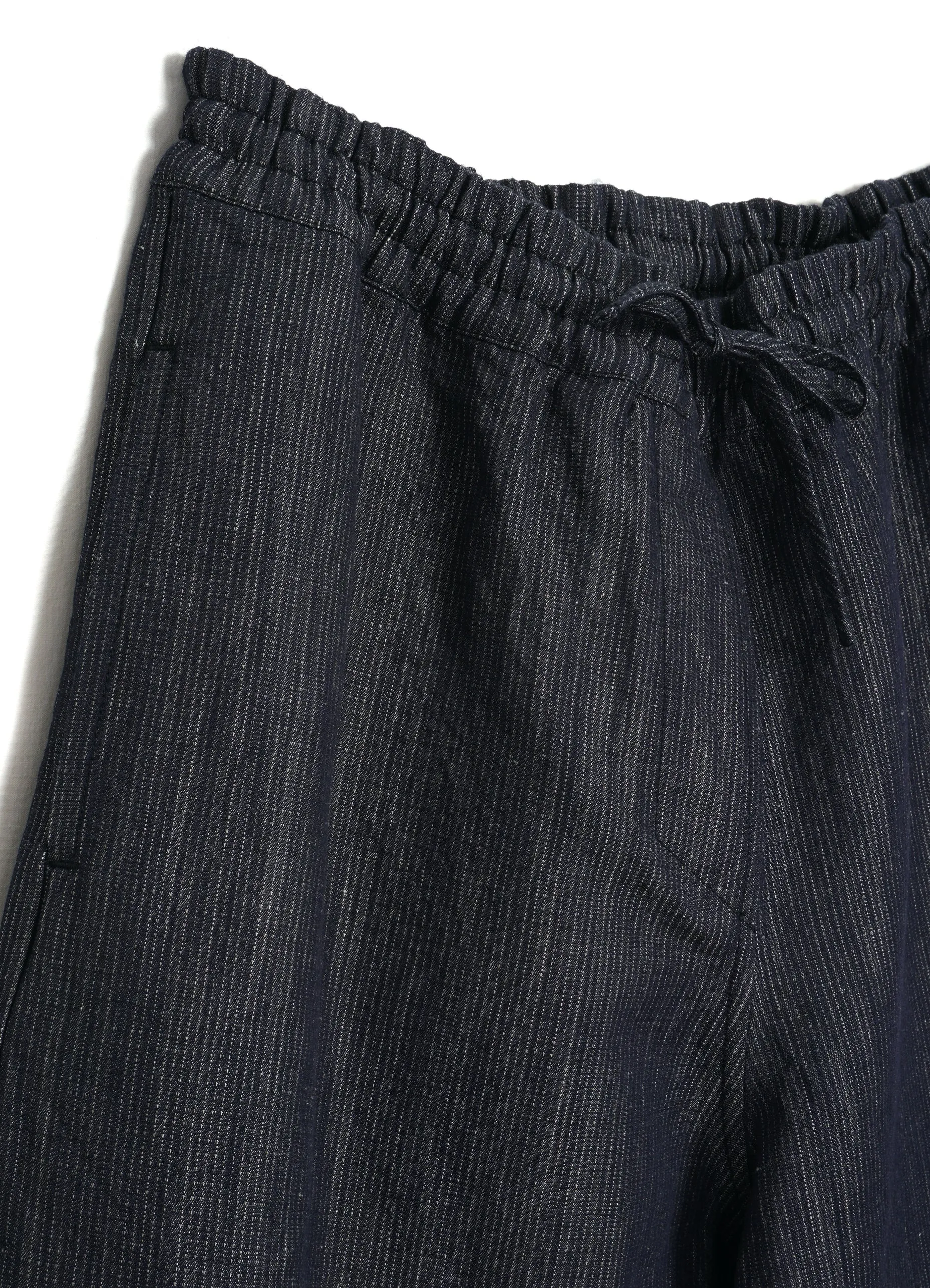 EMIR 31-66-3 | Loose Drawstring Pants | Navy Dobby sold by Hansen Garments product image thumbnail 4