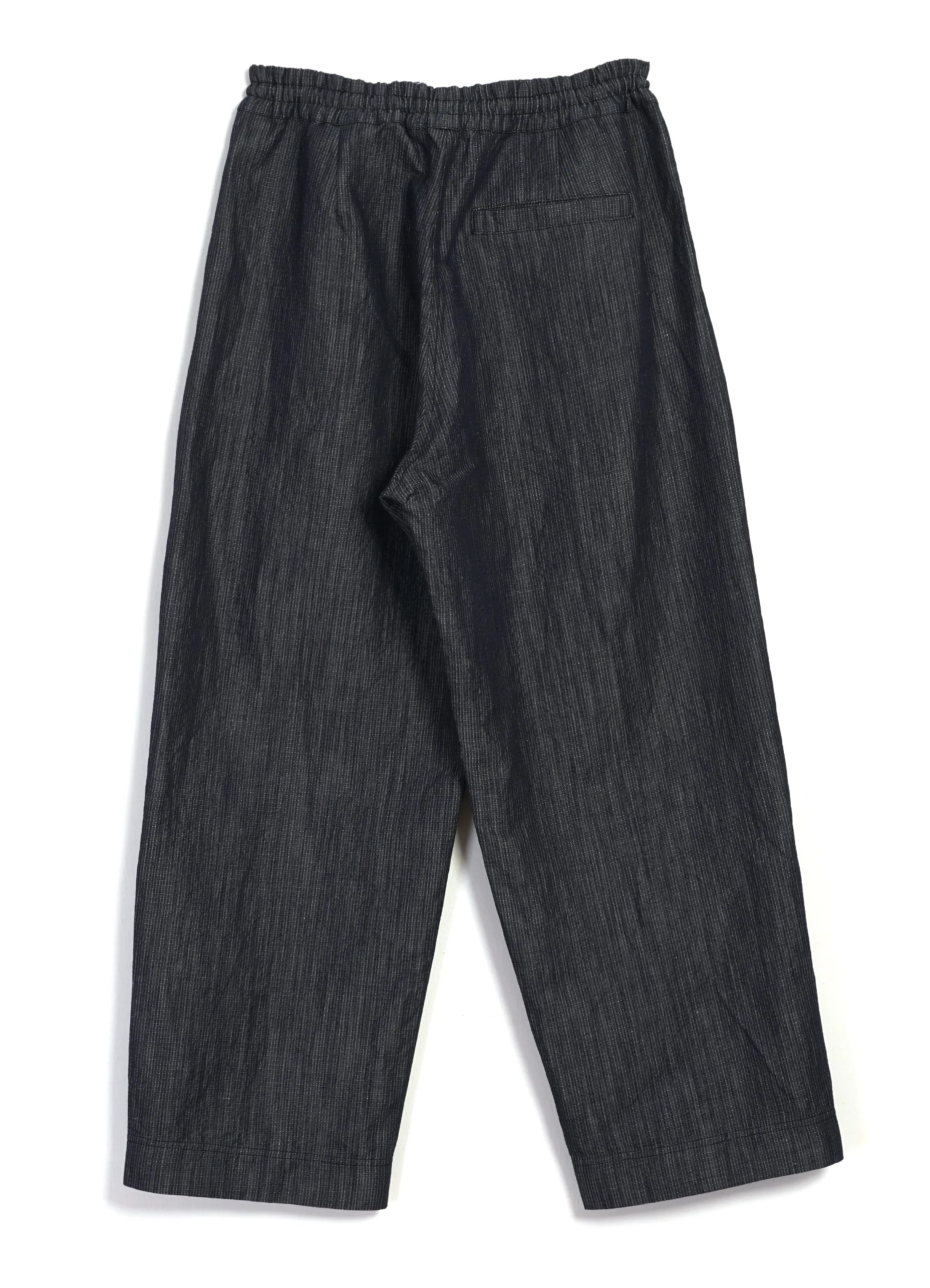 EMIR 31-66-3 | Loose Drawstring Pants | Navy Dobby sold by Hansen Garments product image thumbnail 5