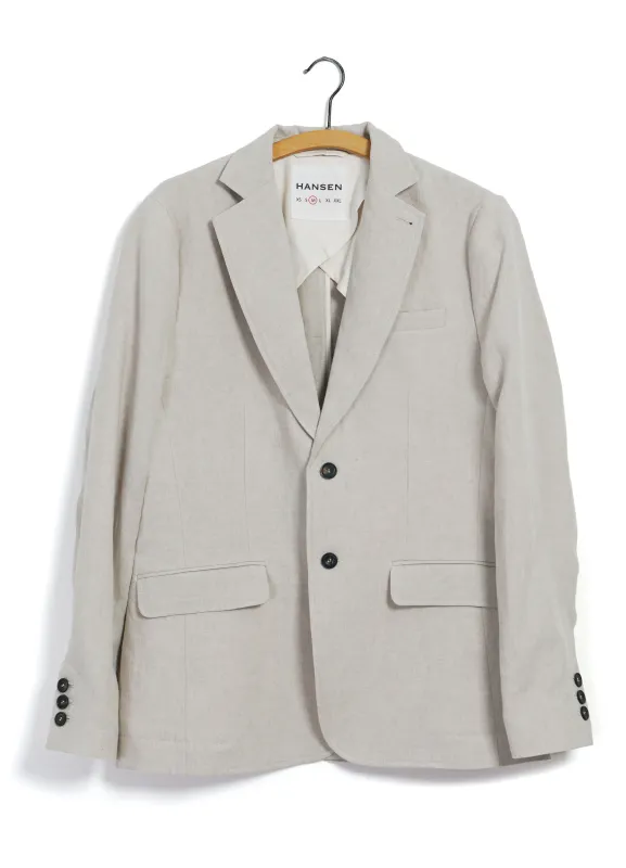 CHRIS 31-67-1 | Classic Two Button Blazer | Nature Linen made by Hansen Garments