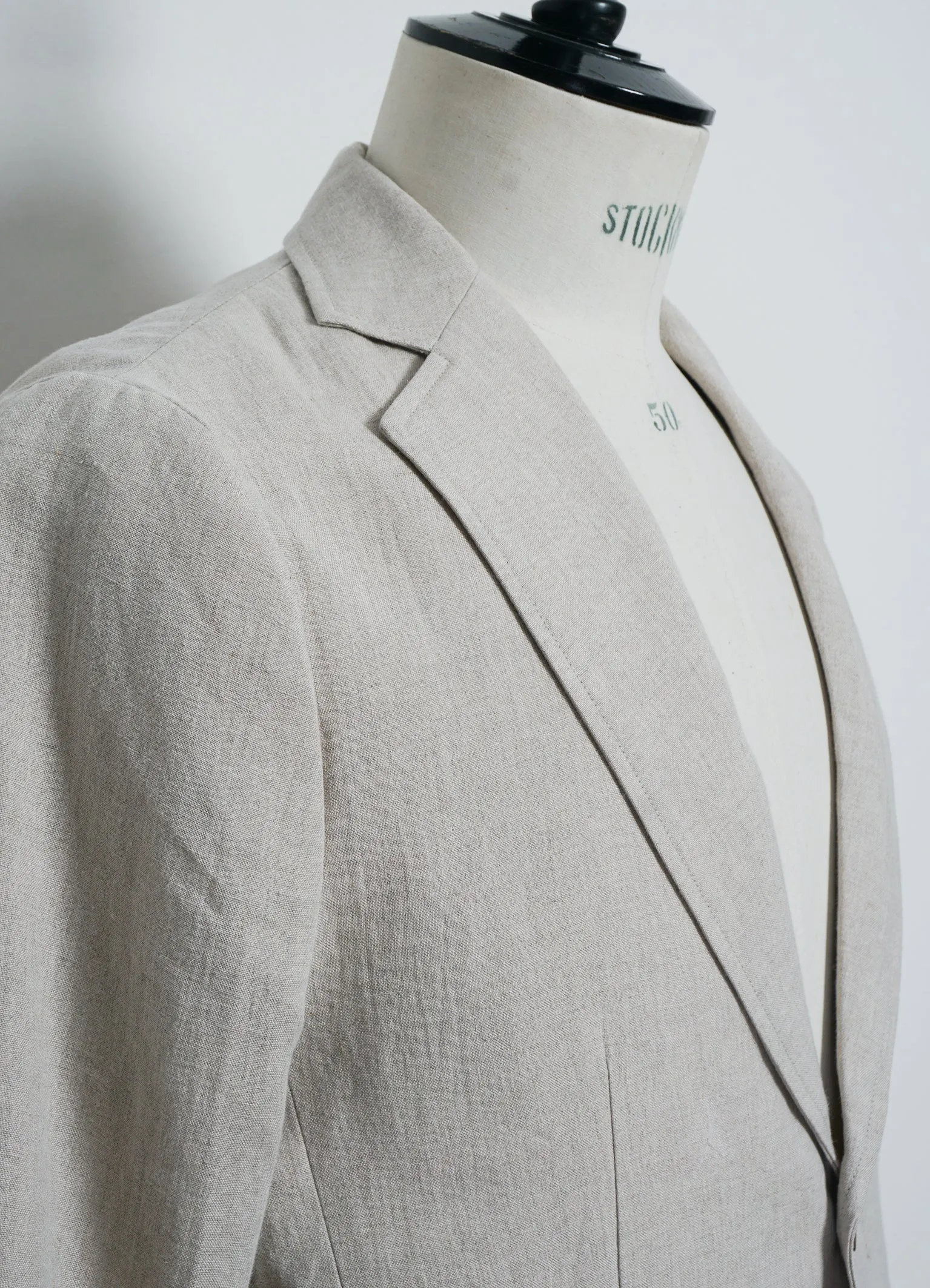 CHRIS 31-67-1 | Classic Two Button Blazer | Nature Linen sold by Hansen Garments product image thumbnail 3