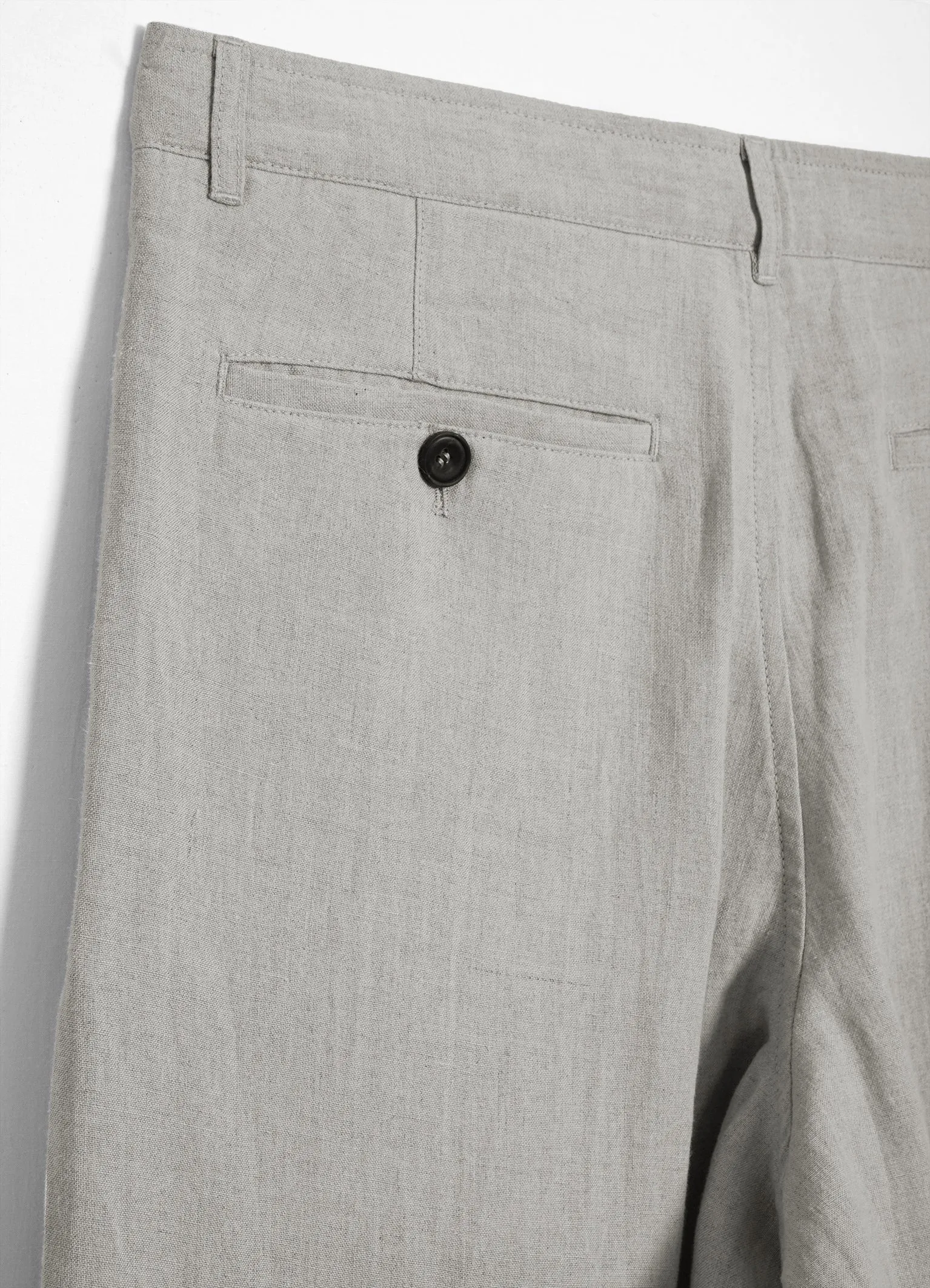 SUNE 31-67-1 | Classic Pleated Trousers | Nature Linen sold by Hansen Garments product image thumbnail 5