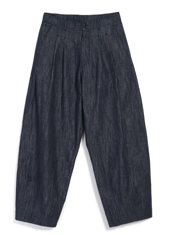 ANDREW 31-74-3 | Balloon Trousers | Washed Navy sold by Hansen Garments