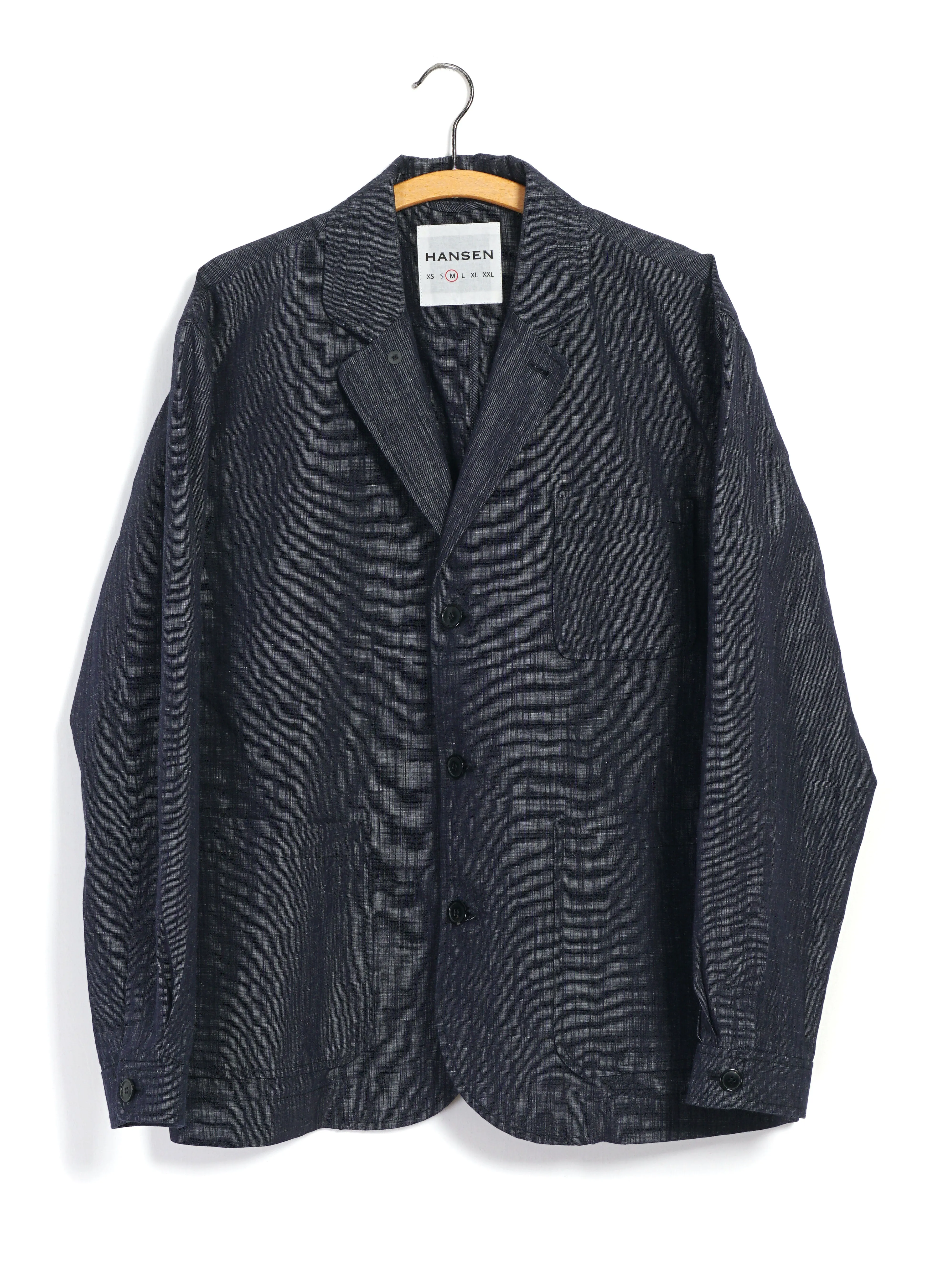 MALVIN 31-74-3 | Loose Cut Blazer | Washed Navy sold by Hansen Garments