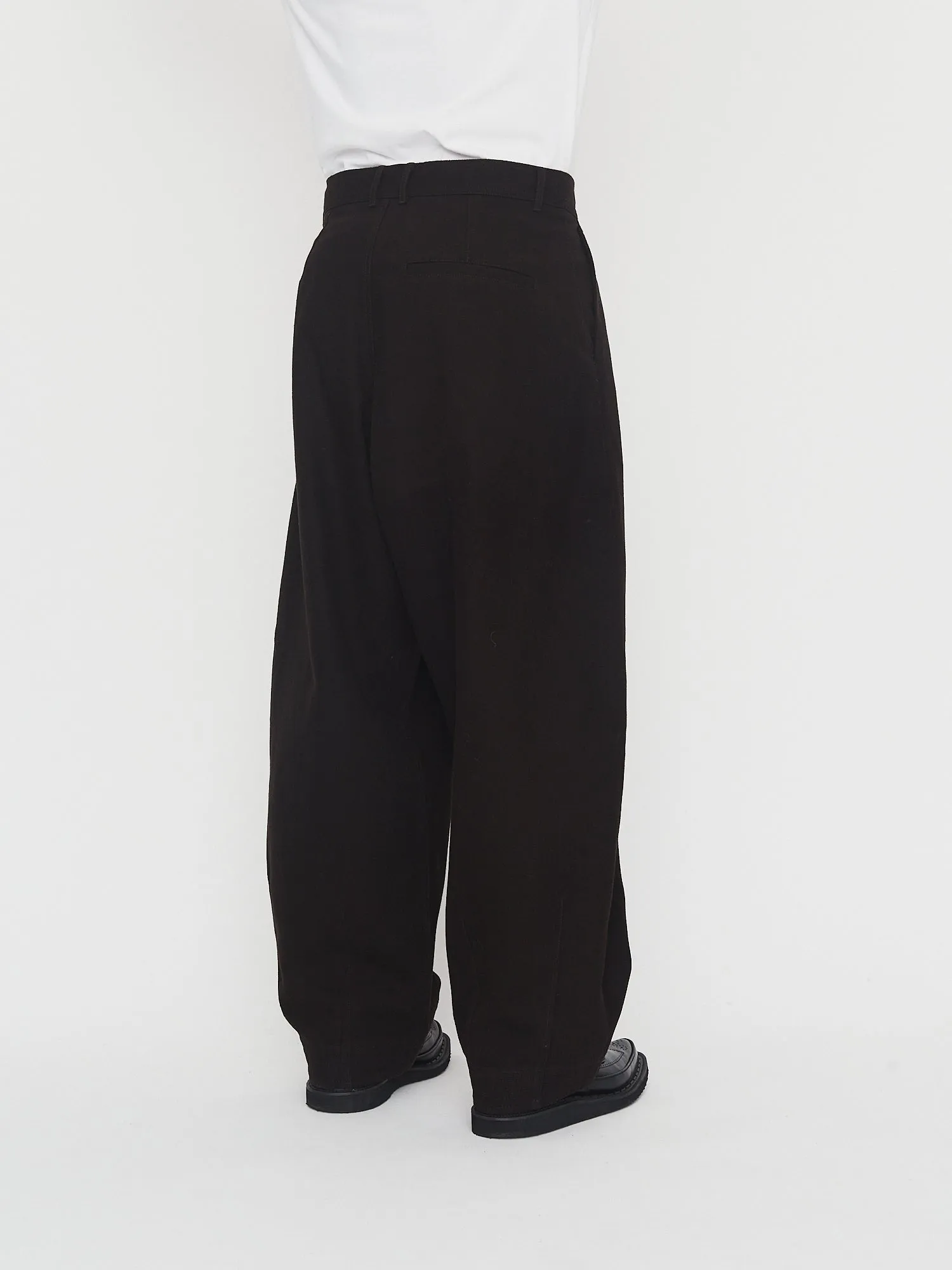 ANDREW 30-34-9 | Balloon Trousers | Dark Brown sold by Hansen Garments product image thumbnail 3