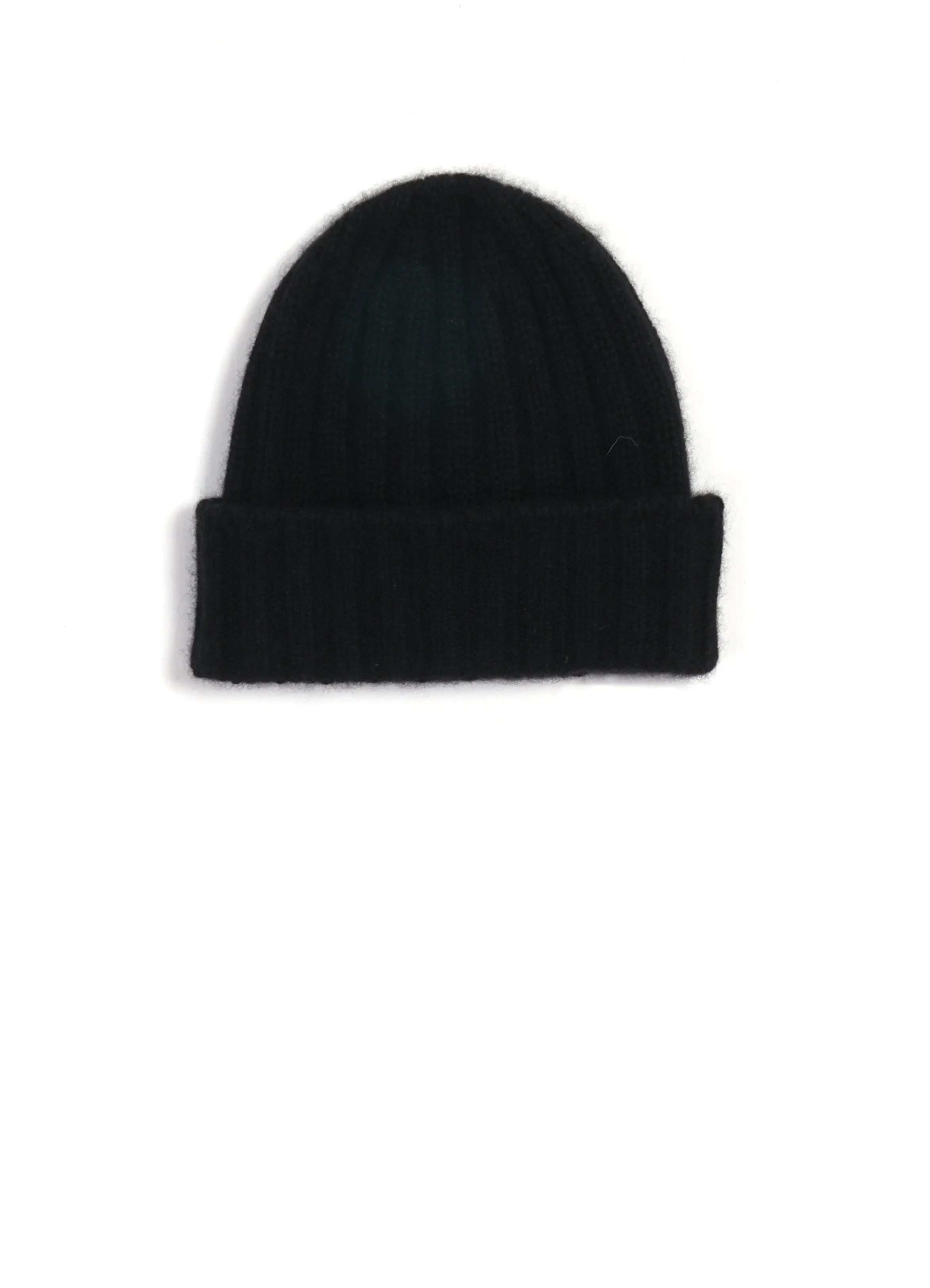 2x2 Rib Cashmere Cap | Black sold by Hansen Garments