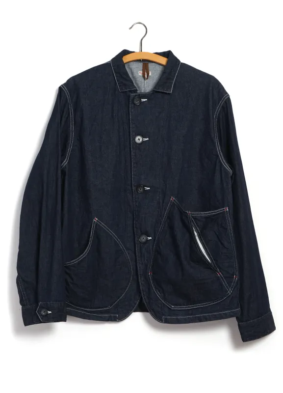 RINGOMAN | 11.5oz x 8oz Denim Coverall | Indigo made by Kapital