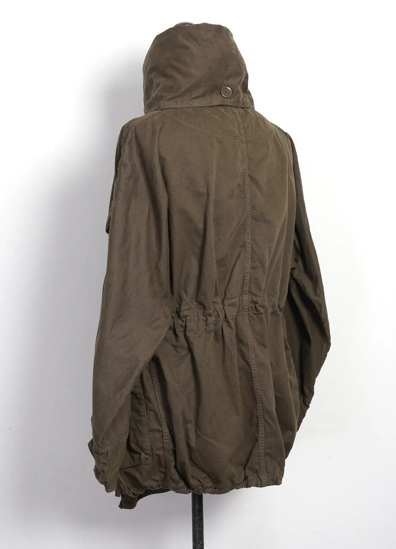 KATSURAGI | Cotton Ring Coat | Khaki sold by Hansen Garments product image thumbnail 4