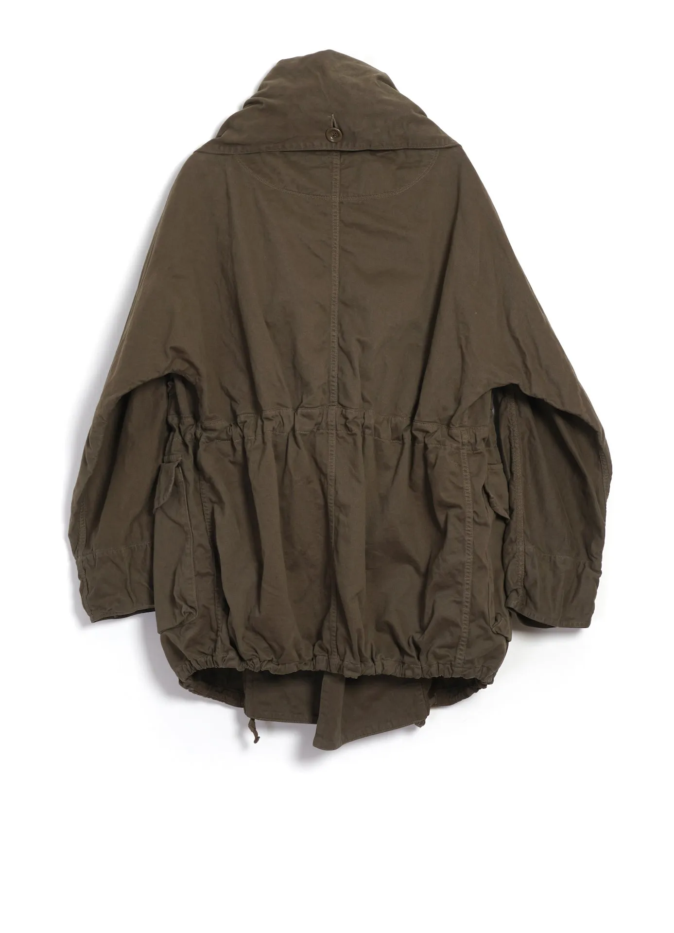 KATSURAGI | Cotton Ring Coat | Khaki sold by Hansen Garments product image thumbnail 3