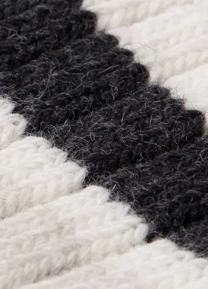 GOOD BASICS | Recycled Wool Socks | Nature/Denim Blue sold by Hansen Garments product image thumbnail 2