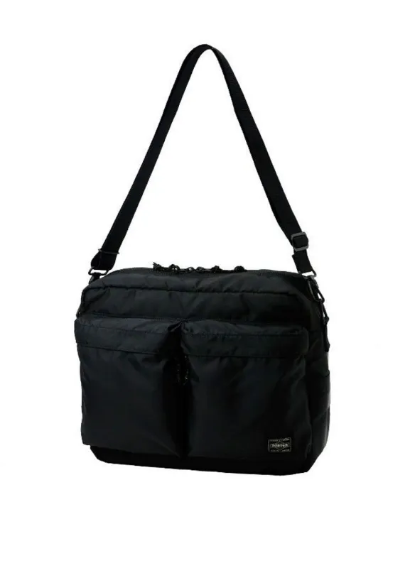 FORCE | Shoulder Bag | Black sold by Hansen Garments