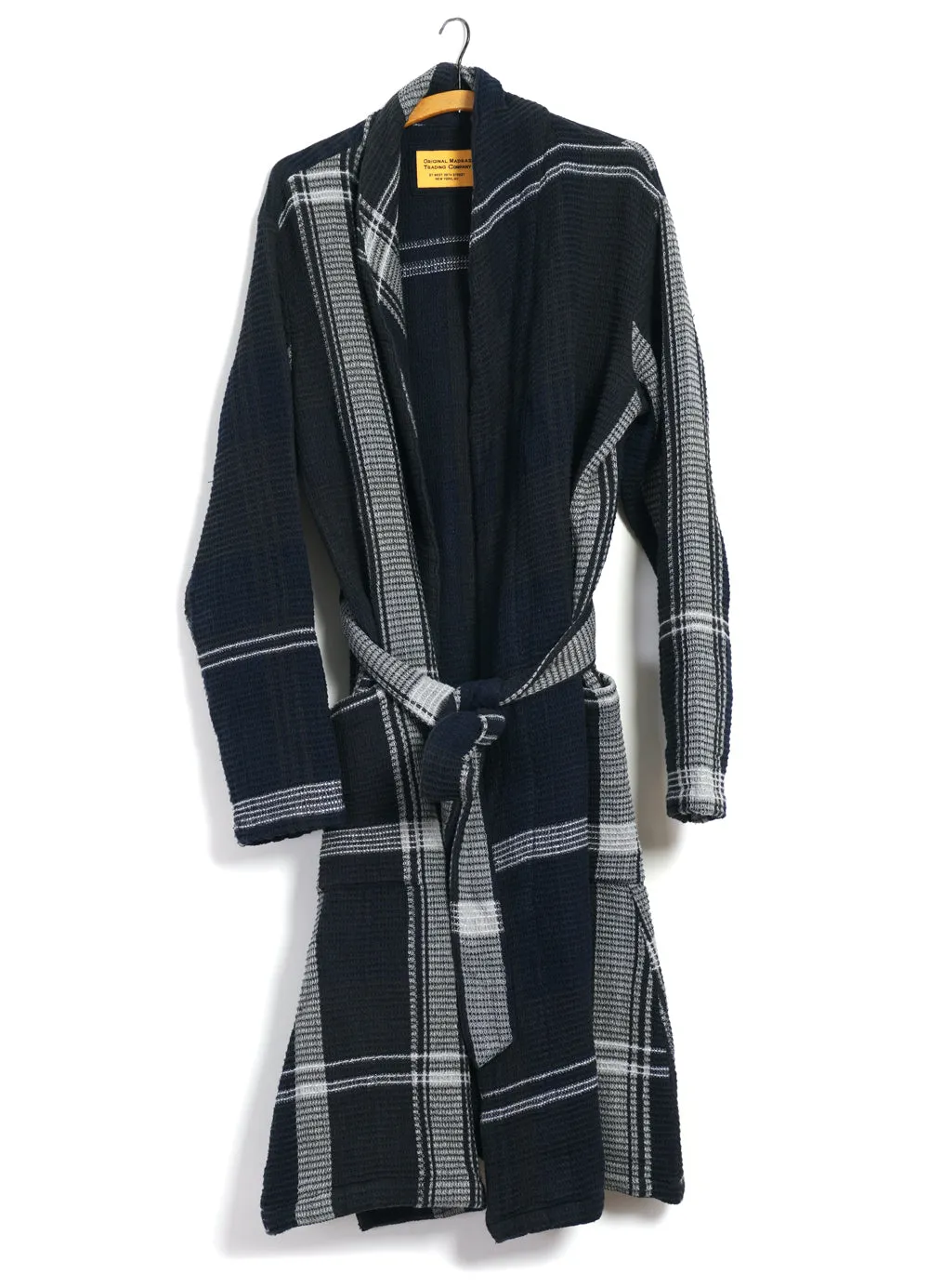 ROBE | Honeycomb Weave | Black/Navy/White sold by Hansen Garments
